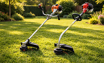 Триммер с прямой или изогнутой штангой