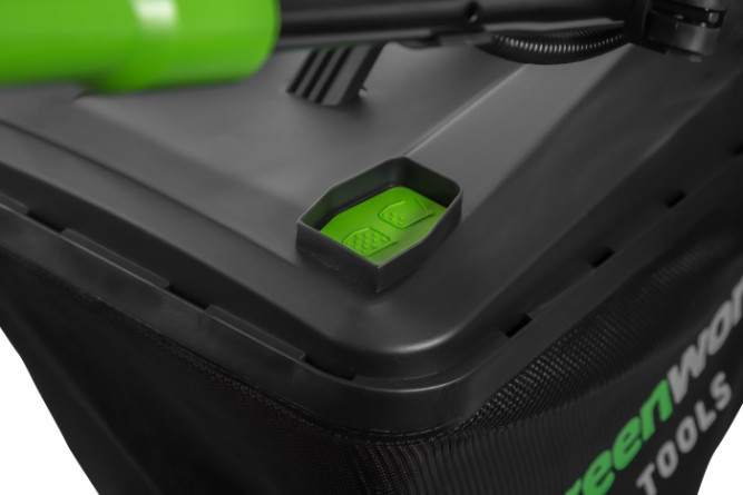 Газонокосилка аккумуляторная Greenworks GD40LM45, 40V, 45 см, бесщеточная, c 1х АКБ 4 А/ч и ЗУ