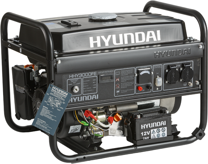 Бензогенератор HYUNDAI HHY 3000FE