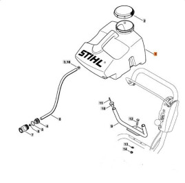 Гидроемкость 13л Kit TS-400-800 к FW-20 Stihl 42240071018