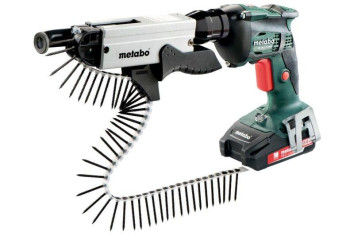 Аккумуляторный шуроповерт для гипсокартона Metabo SE 18 LTX 6000 + SM 5-55 620049510