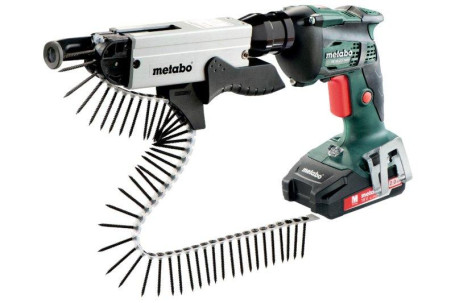 Аккумуляторный шуроповерт для гипсокартона Metabo SE 18 LTX 6000 + SM 5-55 620049510