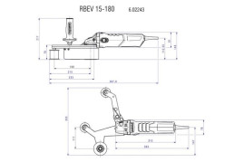 Шлифователь для труб Metabo RBE 15-180 Set 602243500