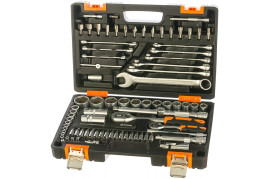 Набор инструментов Вихрь, 1/2" , 1/4" , CrV, в кейсе 82 предм