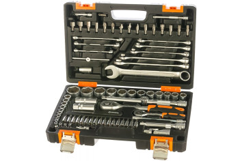 Набор инструментов Вихрь, 1/2" , 1/4" , CrV, в кейсе 82 предм