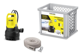 Насос дренажный для грязной воды Karcher SP 5 Dirt + шланг 1 1/4" 10м + хомут из нержавейки (комплект Karcher SP Box) 1.645-507.0