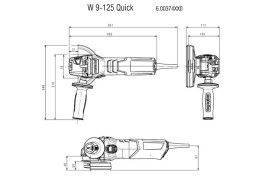 Угловая шлифовальная машина Metabo W 9-125 Quick Limited Edition 600374920