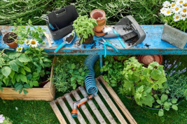 Шланг спиральный 10м для террас с фитингами и наконечником для полива GARDENA 18424-20.000.00