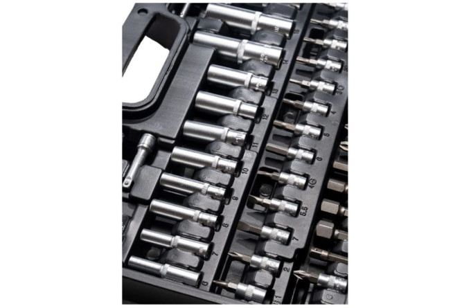 Набор инструментов Вихрь, 1/2&amp;quot; , 1/4&amp;quot; , CrV, в кейсе 94 предм