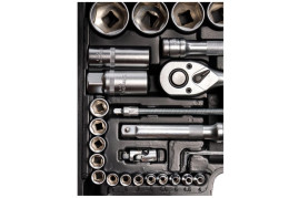 Набор инструментов Вихрь, 1/2" , 1/4" , CrV, в кейсе 94 предм