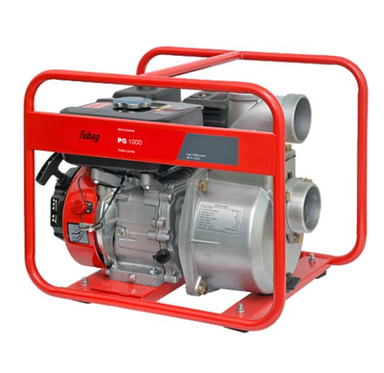 Мотопомпа FUBAG PG 1000