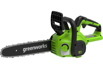 Цепная пила аккумуляторная Greenworks Арт. 2007707UB, 24V, 25см, c АКБ 4Ач и ЗУ