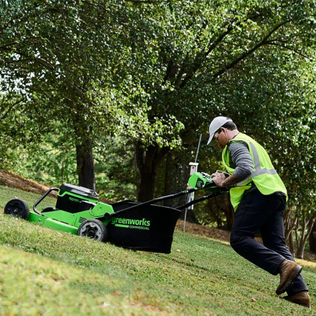 Газонокосилка аккумуляторная Greenworks Арт. 2519207, 82V, 76см, самоходная, бесщеточная, без АКБ и