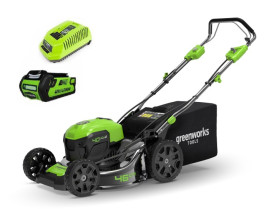Газонокосилка GreenWorks 40V G-Max (46 см) 6 А.ч. АКБ и ЗУ GD40LM46SP