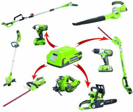 Li-Ion Аккумулятор Greenworks G-24 24V 2 А/ч G24B2