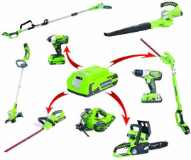 Li-Ion Аккумулятор Greenworks G-24 24V 2 А/ч G24B2