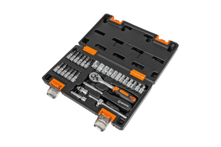 Набор инструментов Вихрь, 1/4" , CrV, в кейсе 29 предм