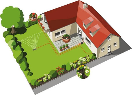 Распределитель воды aвтоматический GARDENA 01197-29.000.00