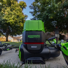 Воздуходув аккумуляторный, ранцевый Greenworks Арт. 2408307, 82V, бесщеточный, без АКБ и ЗУ