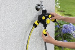 Таймер для полива WT 2 + распределитель 3-х канальный G1 с переходником G3/4 Karcher 2.645-209.0