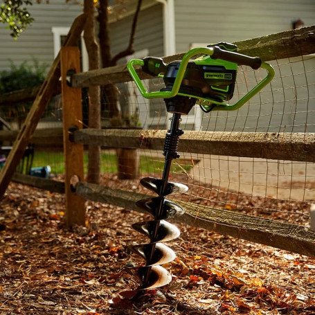 Мотобур аккумуляторный Greenworks Арт. 3707907, 82V, без АКБ и ЗУ