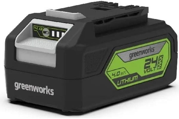 Цепная пила аккумуляторная Greenworks Арт. 2007007UB, 24V, 30см, бесщеточная, c 1хАКБ 4 Ач и ЗУ