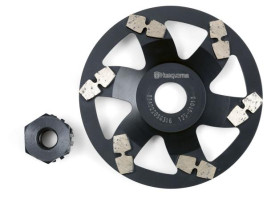Алмазная чашка для УШМ 125х22,2/М14 грубая шлифовка зерно 20 HUSQVARNA G1073 5430934-70 (до М200)