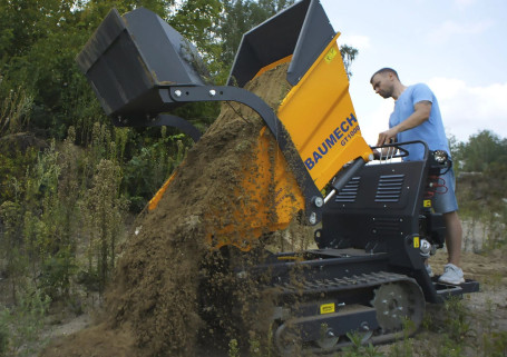 Мини-думпер BAUMECH BM1-GT-1000, двиг.Honda GX390