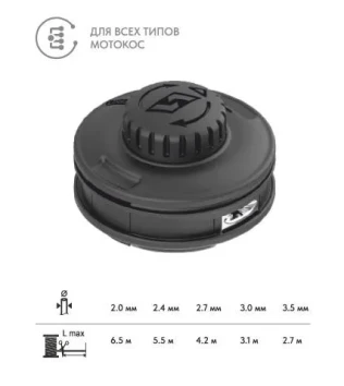 Триммерная головка VILLARTEC A-Cut 109