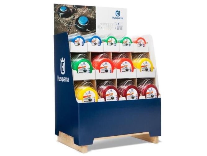 Корд триммерный 3,0мм/10м бесшумный WHISPER красный HUSQVARNA 5784367-01