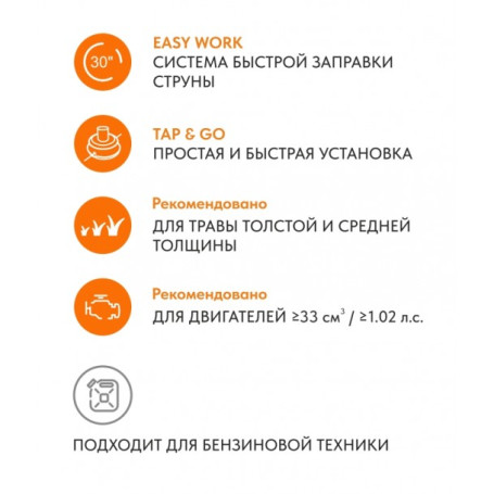 Триммерная головка VILLARTEC A-Cut 130