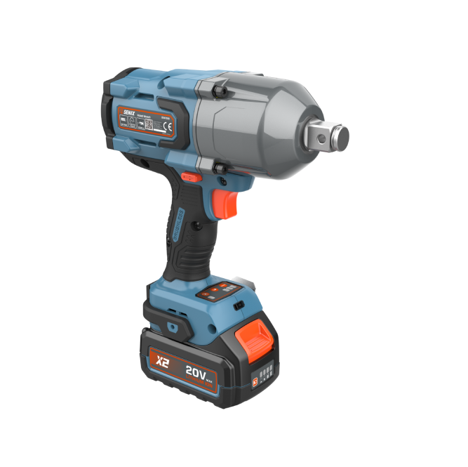 Ударный аккумуляторный гайковерт SENIX PDWX2-M4-EU с акк 8А*ч и ЗУ