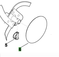 Защитный диск HB 445, 445R, 585 VIKING 62427403900