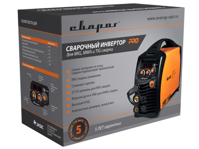 Сварочный инвертор Сварог PRO MIG 200 SYNERGY (N229)