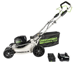 Газонокосилка самоходная аккумуляторная Greenworks 82V (46 см) бесщеточная 5 А.ч. АКБ и ЗУ