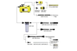 Адаптер для насосов G1 для шлангов 3/4&amp;quot;, 1&amp;quot; Karcher 6.997-359.0