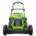Газонокосилка аккумуляторная Greenworks GD40LM411, 40V, бесщеточная, 41 см, c 1хАКБ 4Ач и ЗУ