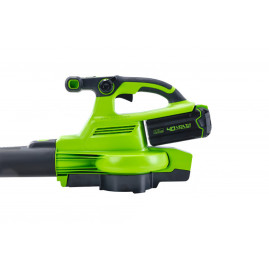 Воздуходув-Садовый Пылесос аккумуляторный Greenworks Арт. 2406907UG, 40V, бесщеточный, c 1хАКБ 5Ач и ЗУ