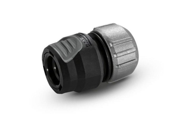 Универсальный коннектор Premium с Aqva Stop для шлангов 1/2, 5/8 и 3/4 Karcher 2.645-196.0