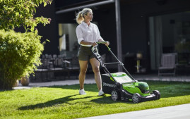 Газонокосилка аккумуляторная Greenworks Арт.2512607, 2*24V, 41 см, без АКБ и ЗУ