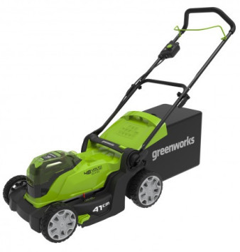 Газонокосилка аккумуляторная Greenworks Арт.2512607, 2*24V, 41 см, без АКБ и ЗУ