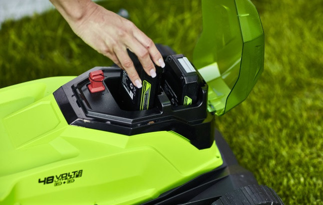 Газонокосилка аккумуляторная Greenworks Арт.2512607, 2*24V, 41 см, без АКБ и ЗУ