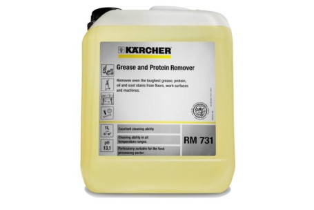 Профессиональное средство RM 731 щелочное для удаления жира и сажи, 5л Karcher 6.295-402.0