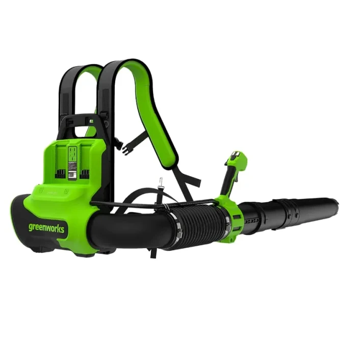 Ранцевая воздуходувка аккумуляторная Greenworks GD40BPG2, 40V, бесщеточная, с 1хАКБ 4 Ач и ЗУ