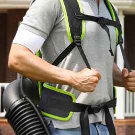 Ранцевая воздуходувка аккумуляторная Greenworks GD40BPG2, 40V, бесщеточная, с 1хАКБ 4 Ач и ЗУ