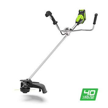 Триммер аккумуляторный Greenworks Арт. 2105707UB, 40V, 40 см, бесщеточный, с 1хАКБ 4Ач и ЗУ