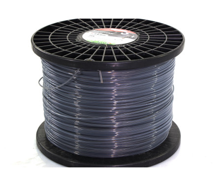 Леска триммерная ZimAni TL1100, 3 мм, круг, 2-х компонентная с сердечником, 1100 метров бабина