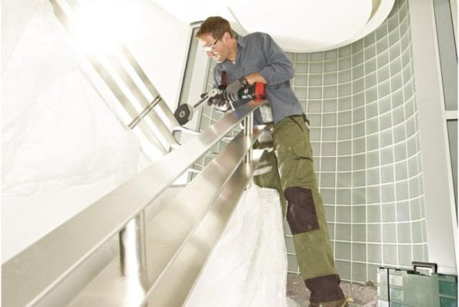 Аккумуляторный шлифователь угловых сварных швов Metabo KNS 18 LTX 150 600191850