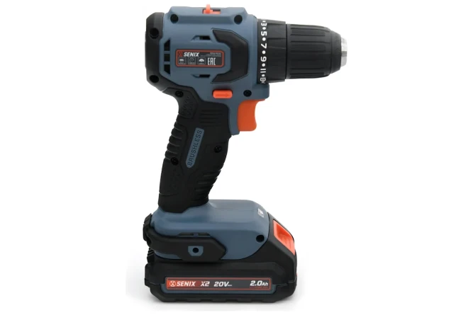 Дрель-шуруповерт аккум. SENIX PDDX2-M3-EU с 2 акк 2А*ч и ЗУ
