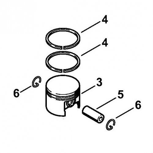 Поршень Stihl ms-180  38mm